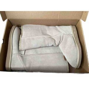 EMU Ridge Australian Boots Women’s 8 Tall 100% Australian Wool Tan Comfortable